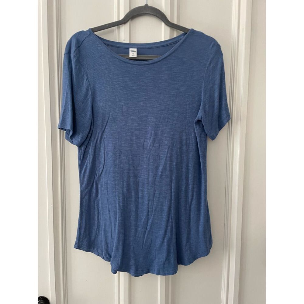 Old navy luxe blue tee S - Picture 1 of 4